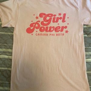 Gamma Phi Beta girl power T-shirt